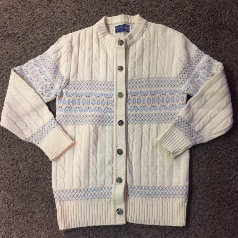 Vintage Woolen Mills Sweater Women Sz 40